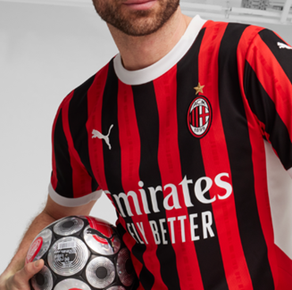 ac milan puma home kit