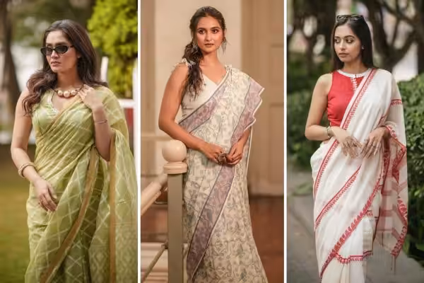 Why Handloom Jamdani Sarees Are the New Corporate Power Move