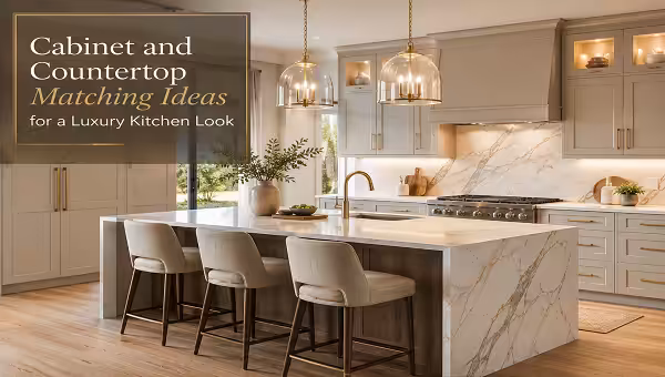 cabinet and countertop matching ideas
