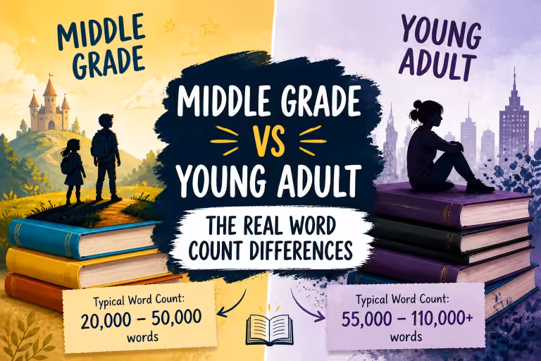 Middle Grade vs Young Adult: The Real Word Count Differences