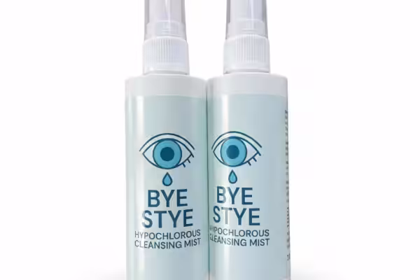 two bottles for continuous eye care