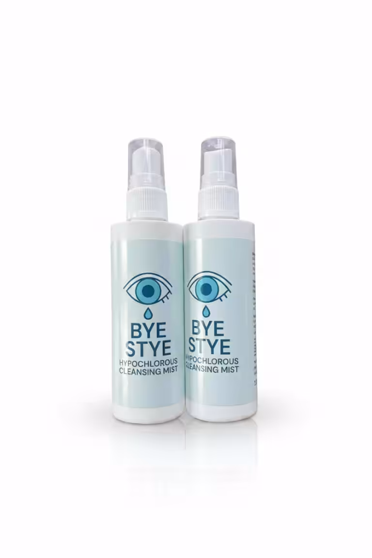 two bottles for continuous eye care