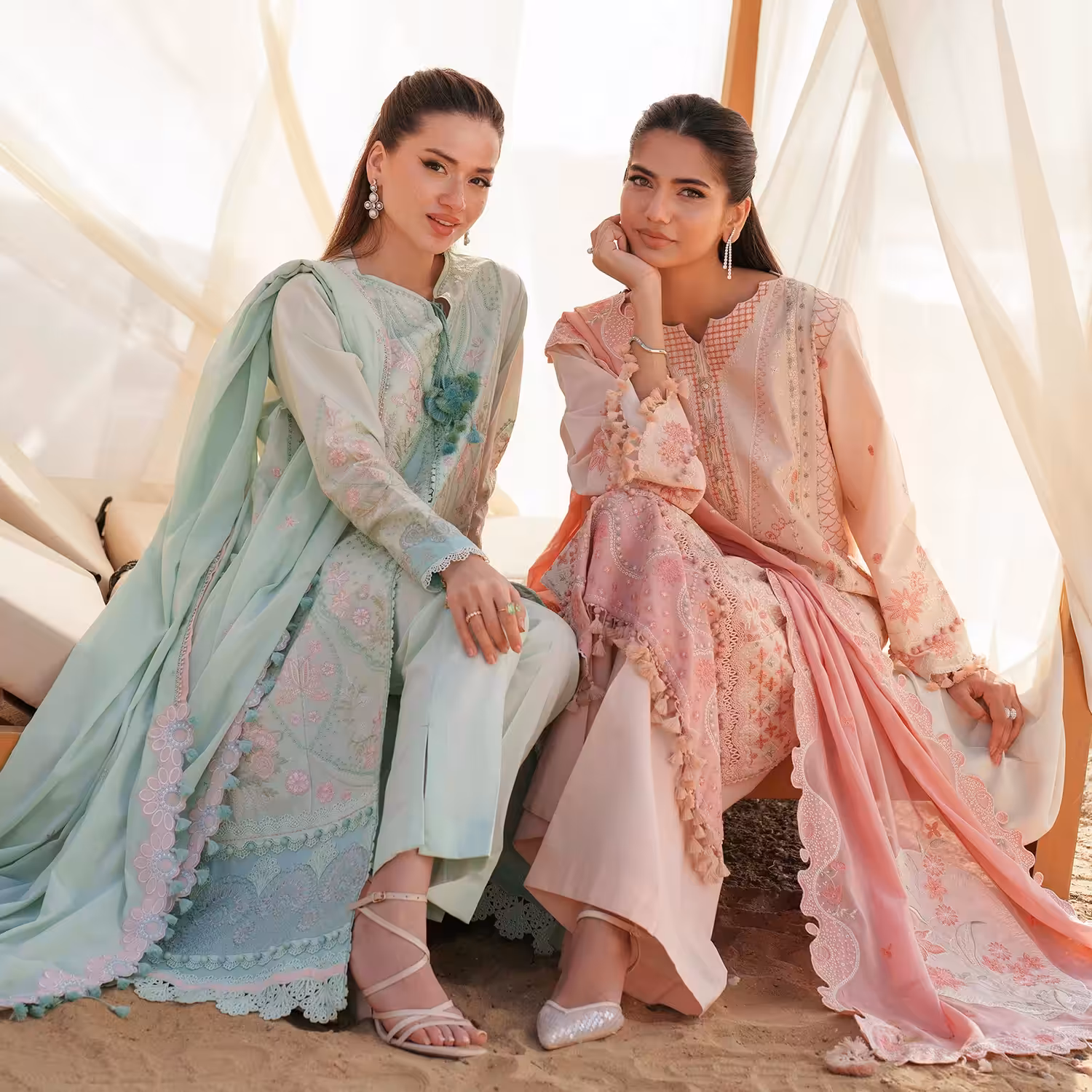 vibrant pakistani asian clothes collection